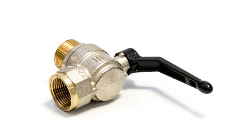 Zawór kątowy kulowy 1" Brinkmann